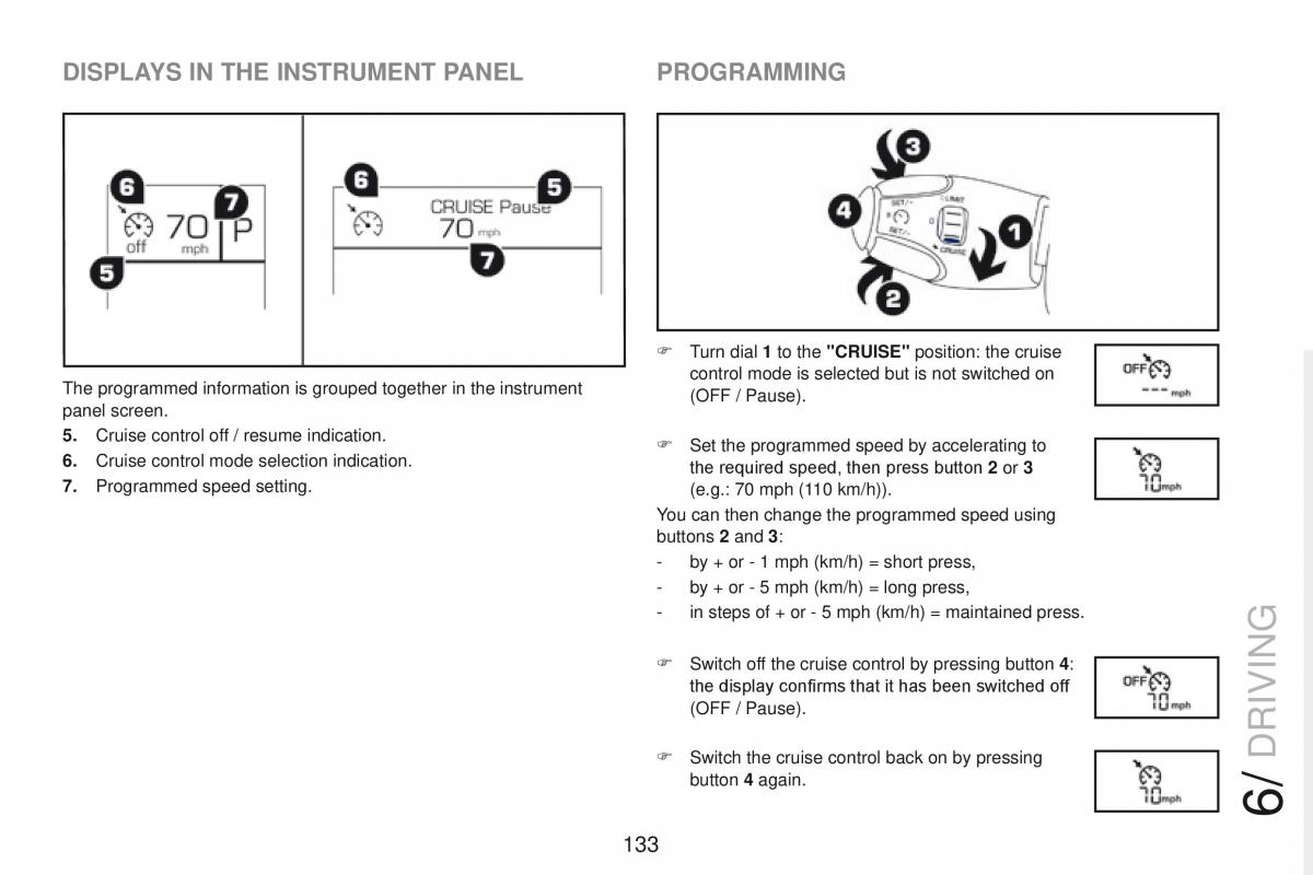 Peugeot RCZ owners manual / page 135