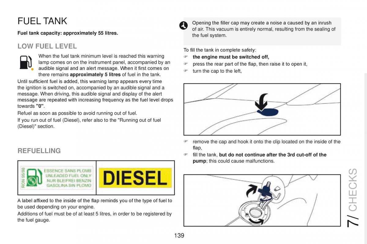 Peugeot RCZ owners manual / page 141