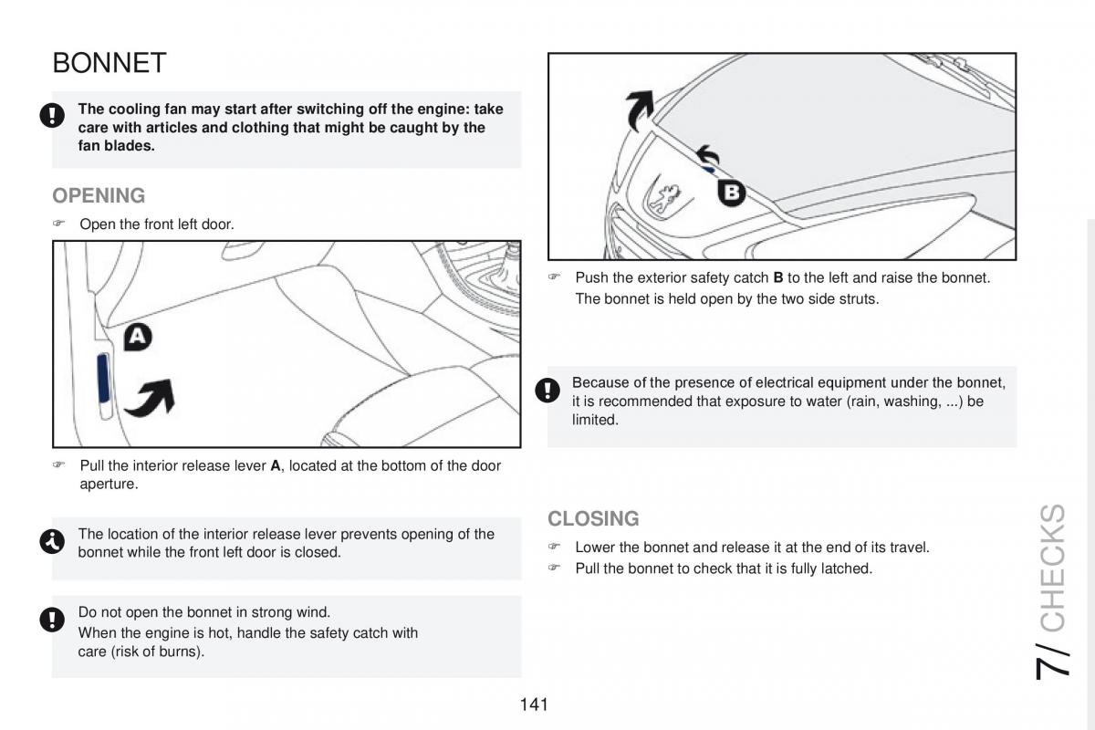 Peugeot RCZ owners manual / page 143