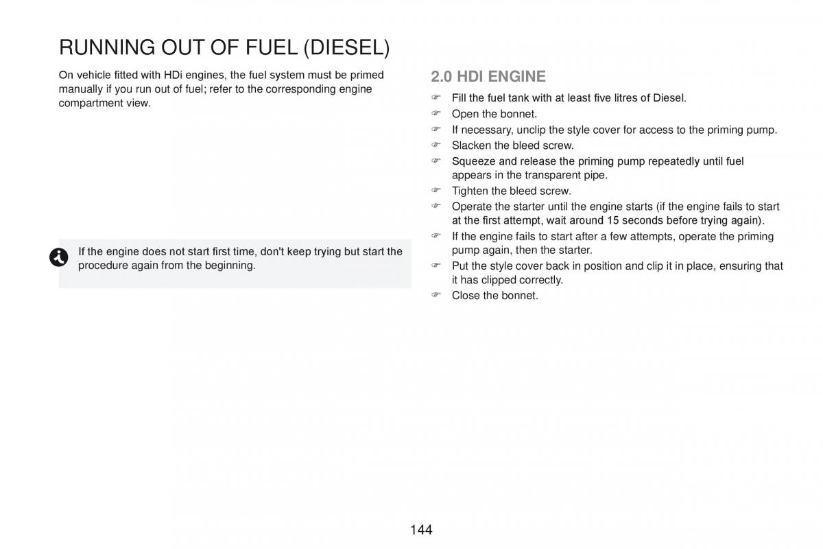 Peugeot RCZ owners manual / page 146