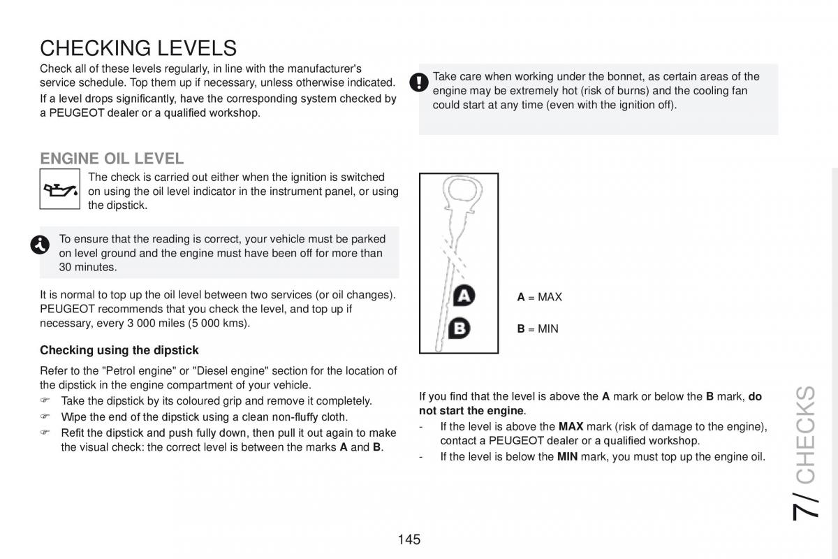 Peugeot RCZ owners manual / page 147