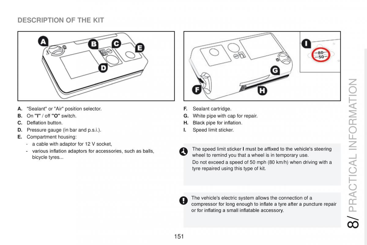 Peugeot RCZ owners manual / page 153