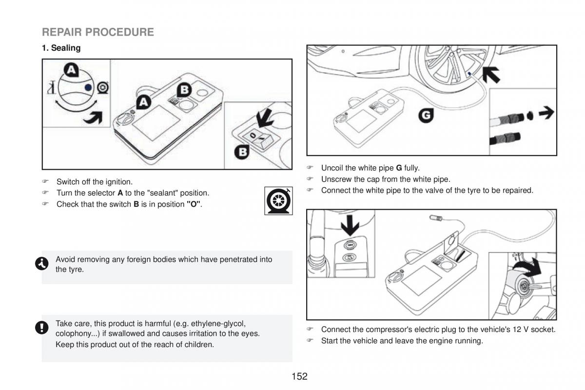 Peugeot RCZ owners manual / page 154