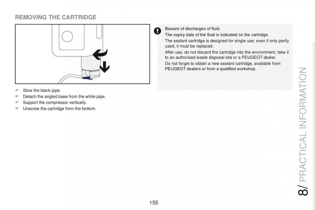 Peugeot RCZ owners manual / page 157