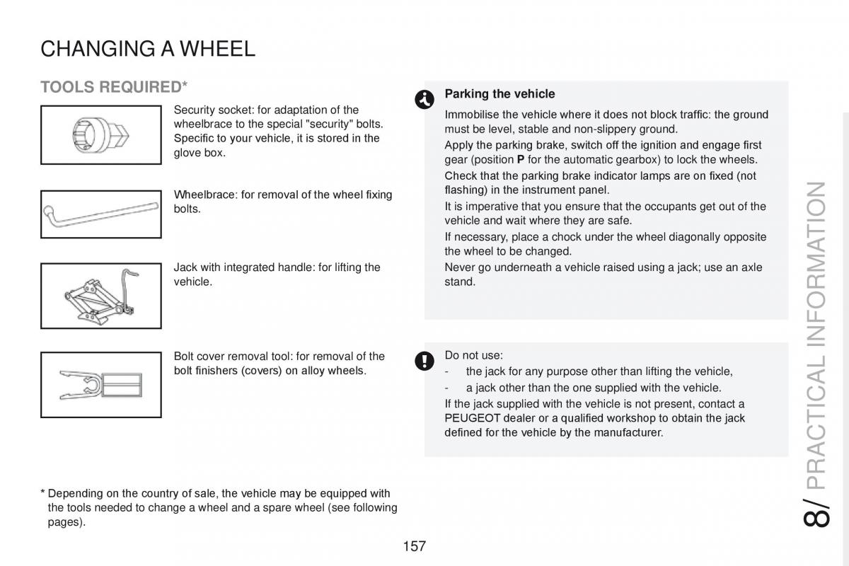 Peugeot RCZ owners manual / page 159