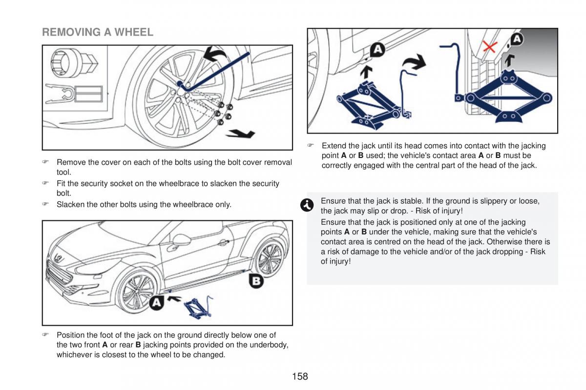 Peugeot RCZ owners manual / page 160