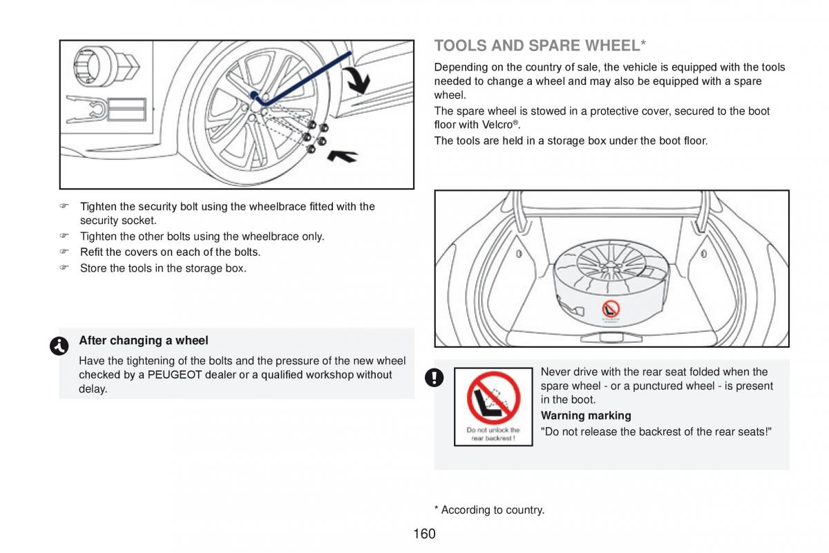 Peugeot RCZ owners manual / page 162