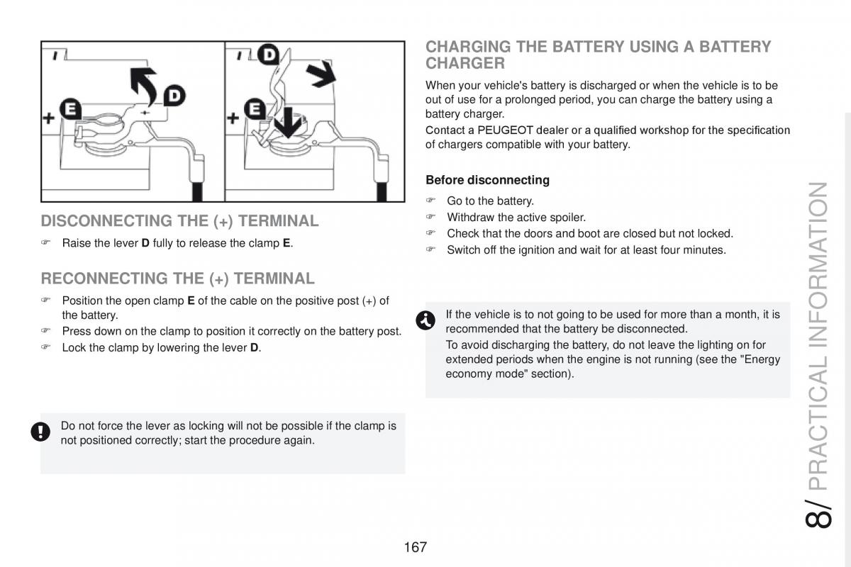 Peugeot RCZ owners manual / page 169