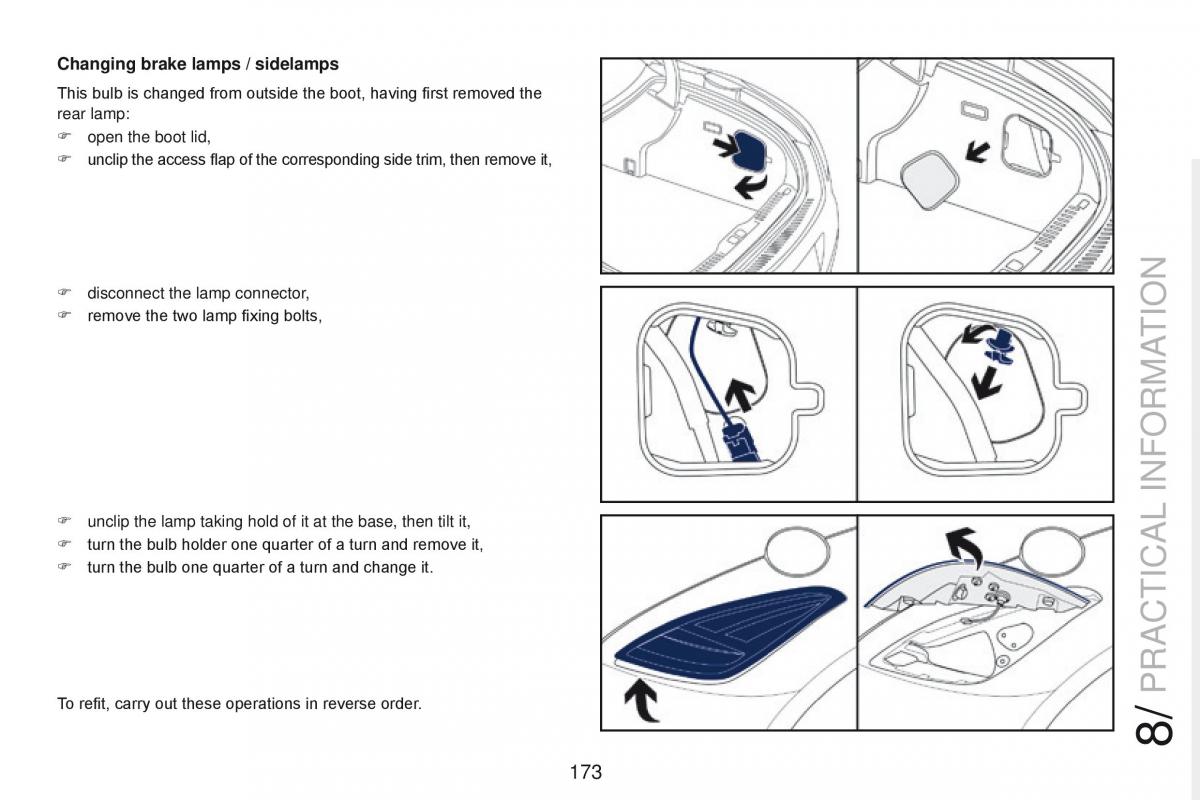 Peugeot RCZ owners manual / page 175