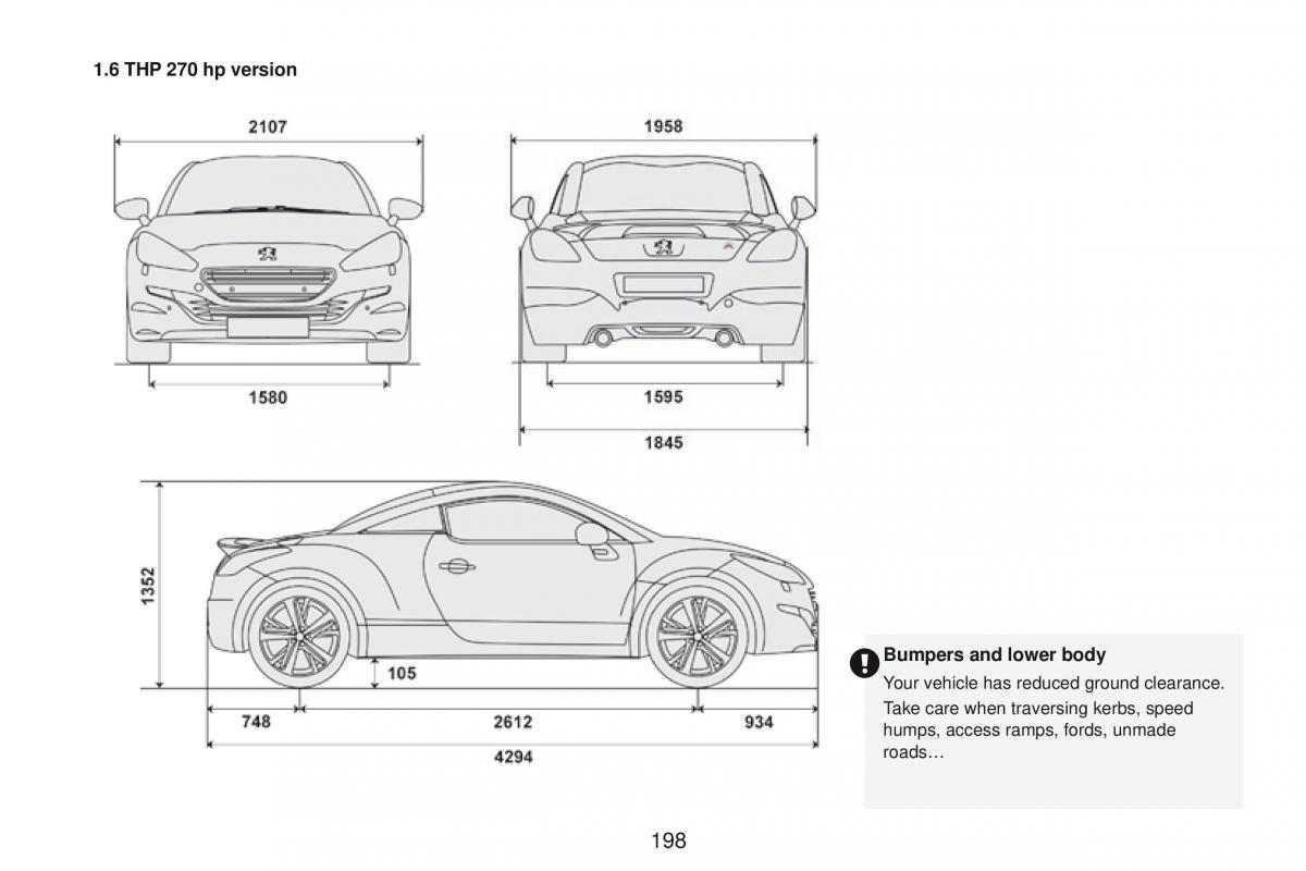 Peugeot RCZ owners manual / page 200