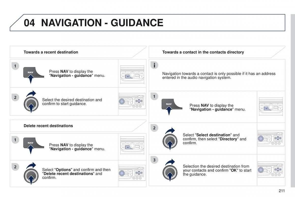 Peugeot RCZ owners manual / page 213