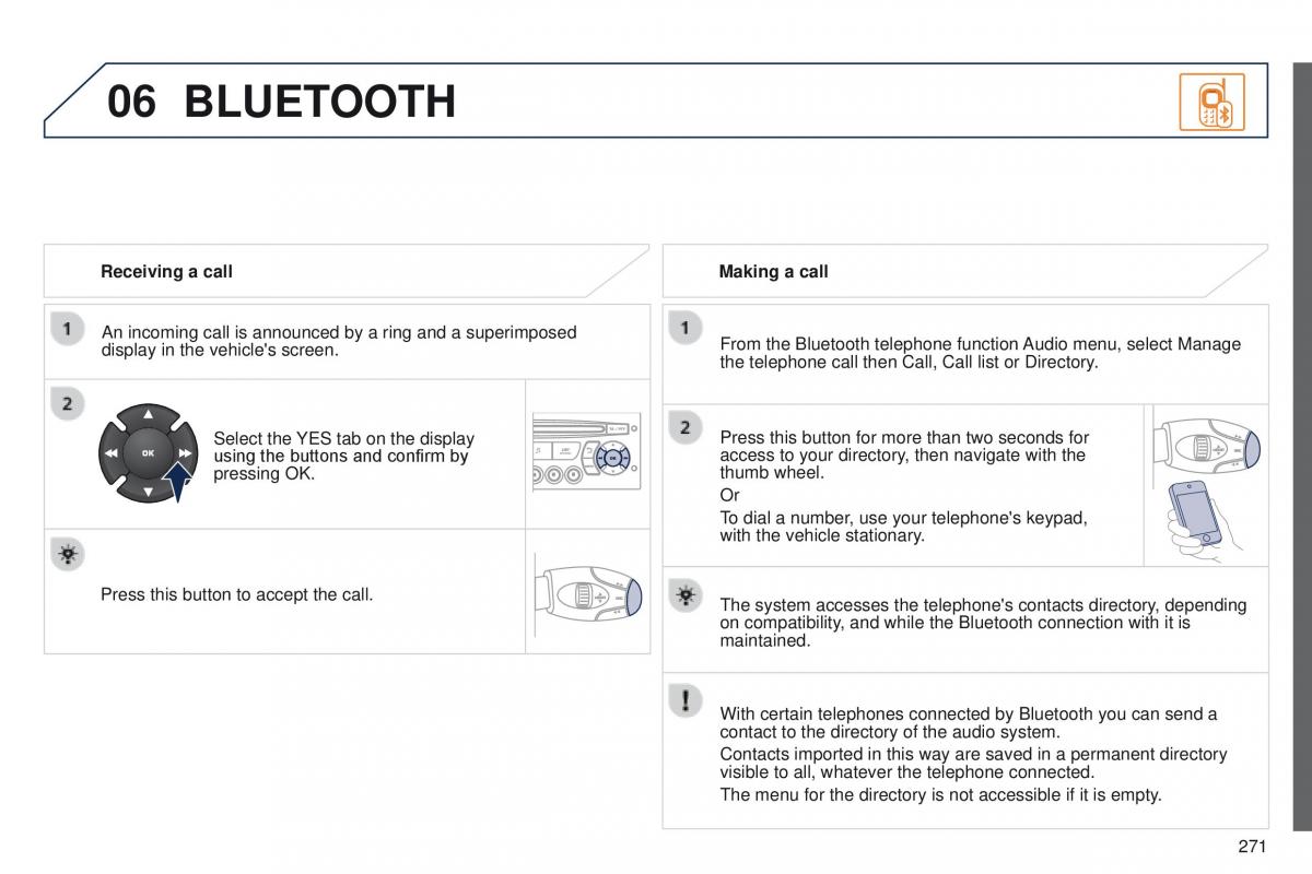 Peugeot RCZ owners manual / page 273