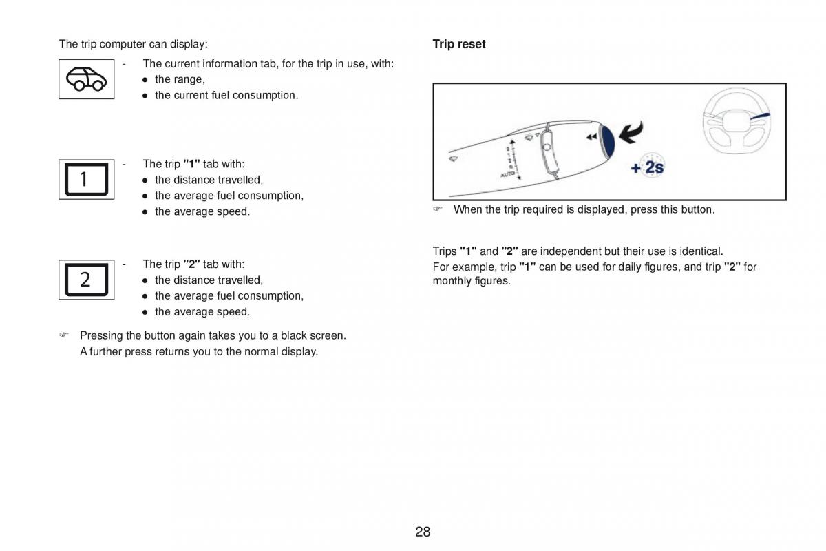 Peugeot RCZ owners manual / page 30