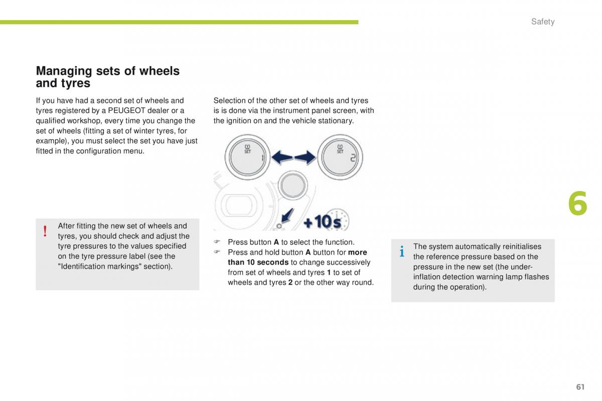 Peugeot iOn owners manual / page 63