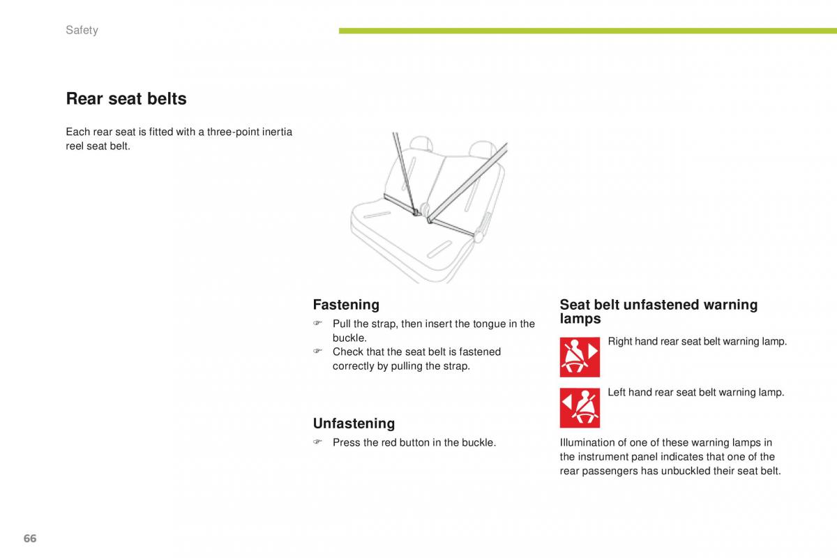 Peugeot iOn owners manual / page 68