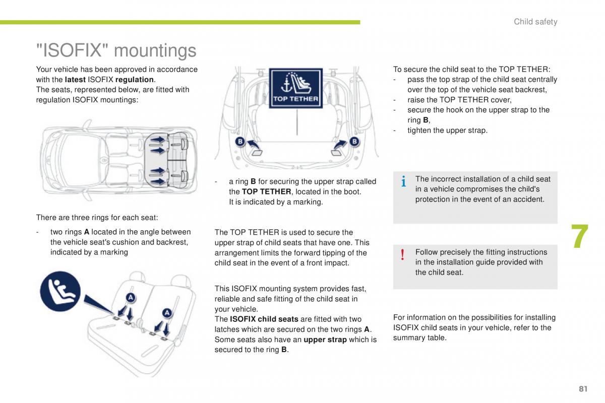 Peugeot iOn owners manual / page 83