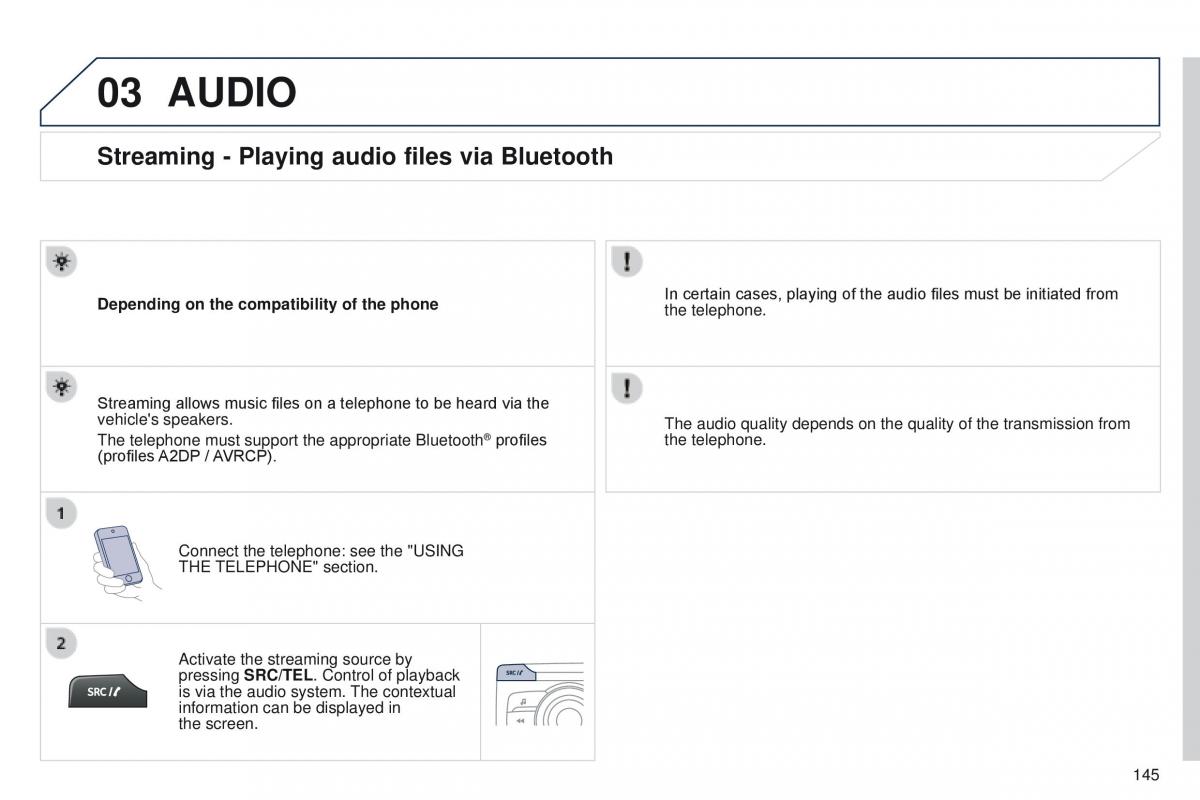 Peugeot iOn owners manual / page 147