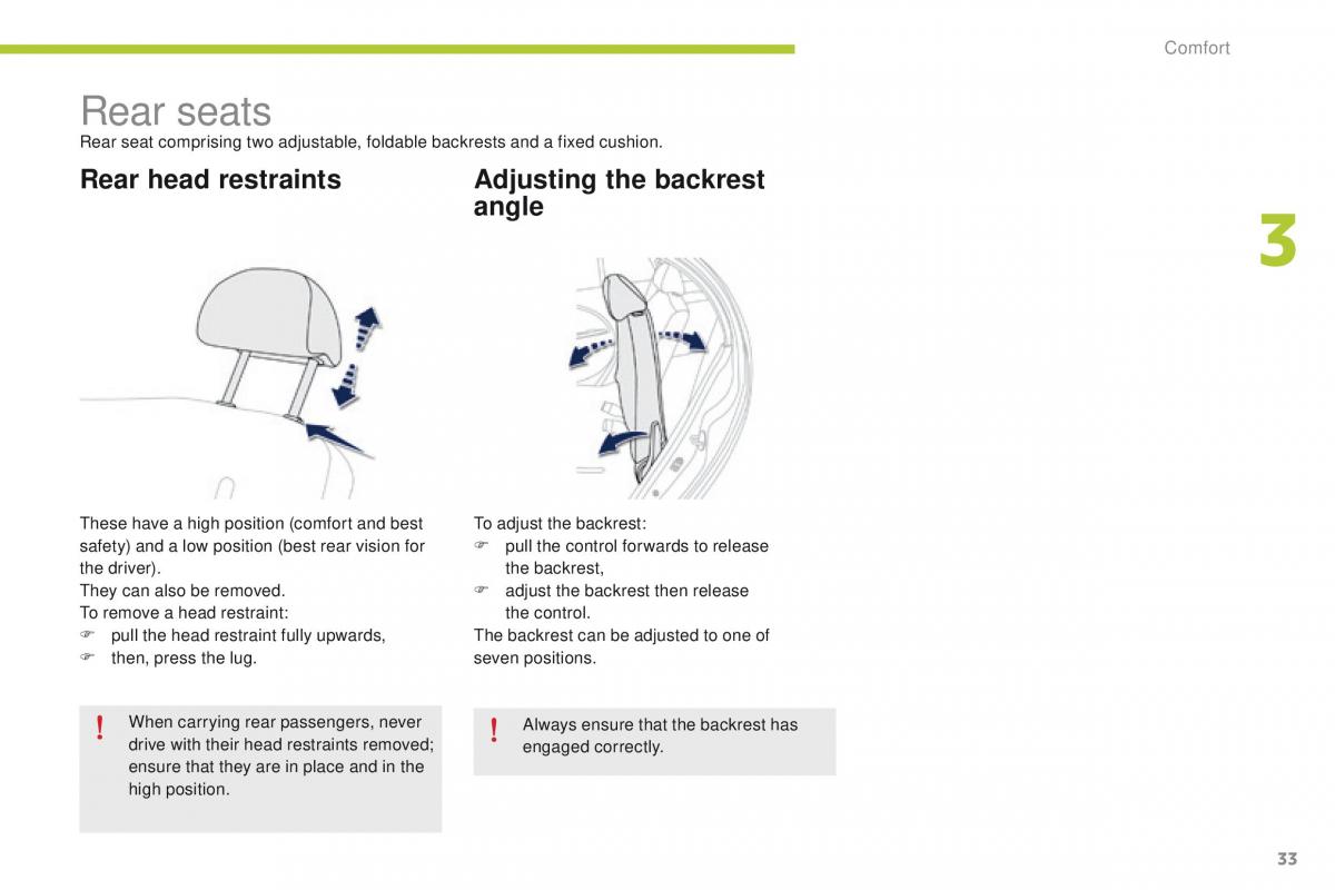 Peugeot iOn owners manual / page 35