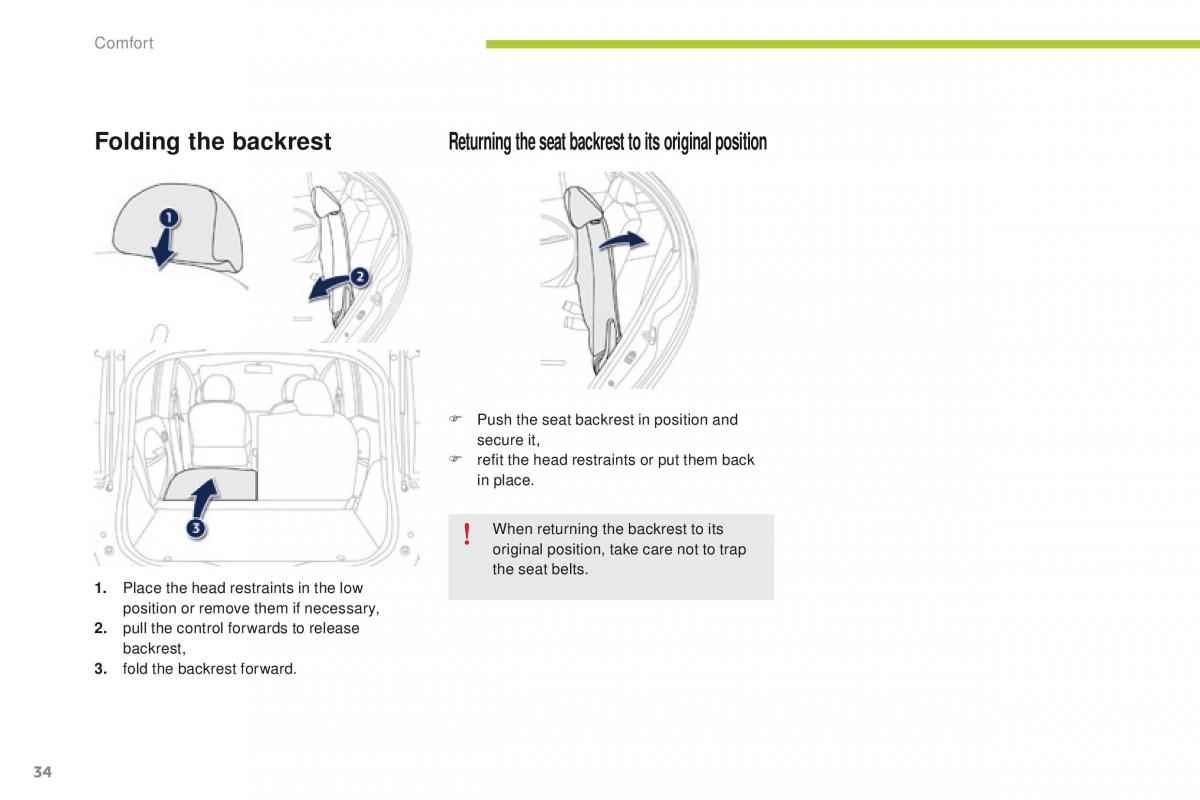 Peugeot iOn owners manual / page 36