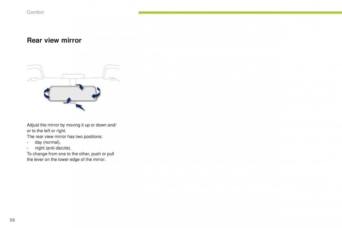 Peugeot iOn owners manual / page 38