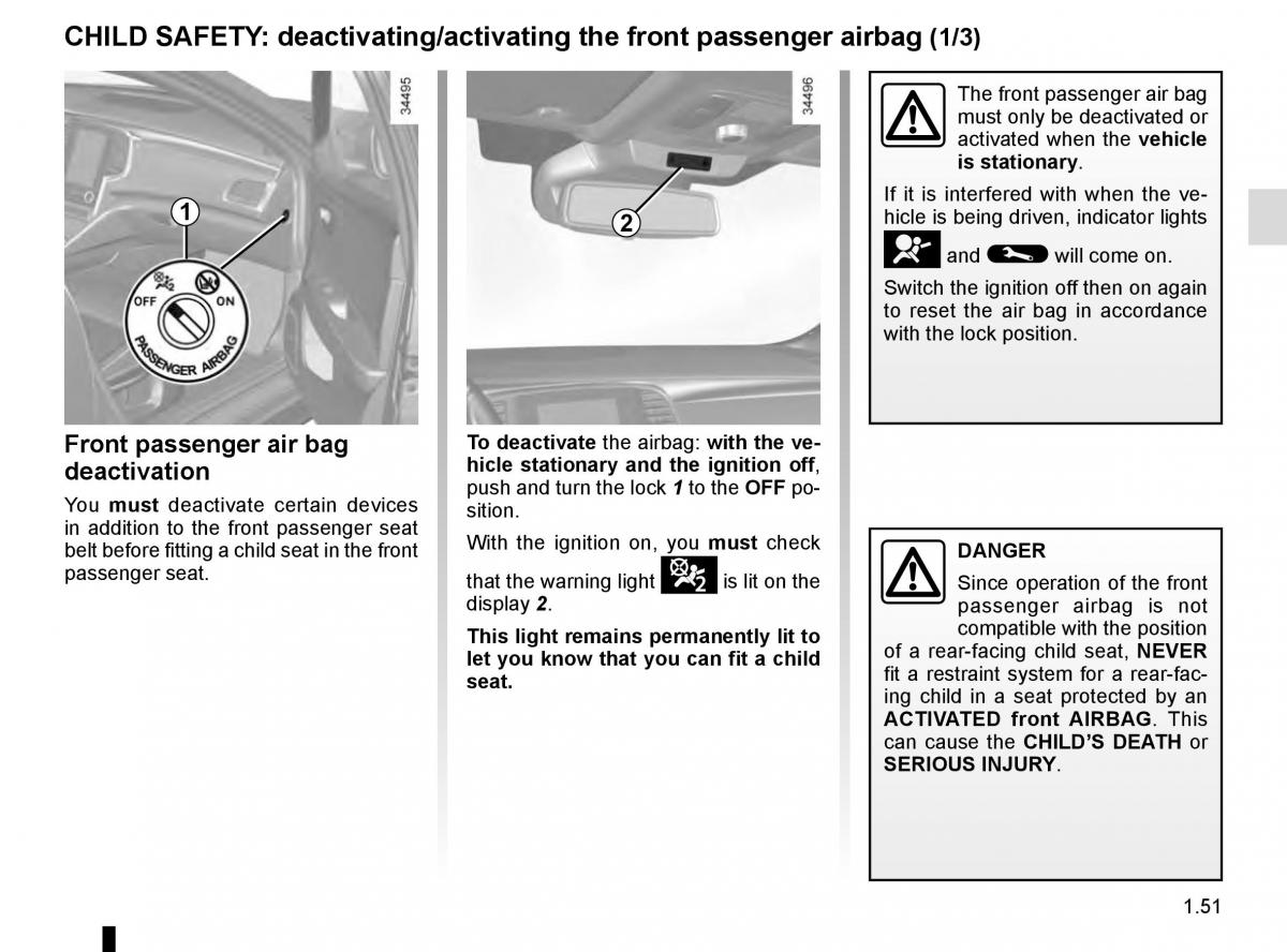 Renault Talisman owners manual / page 57