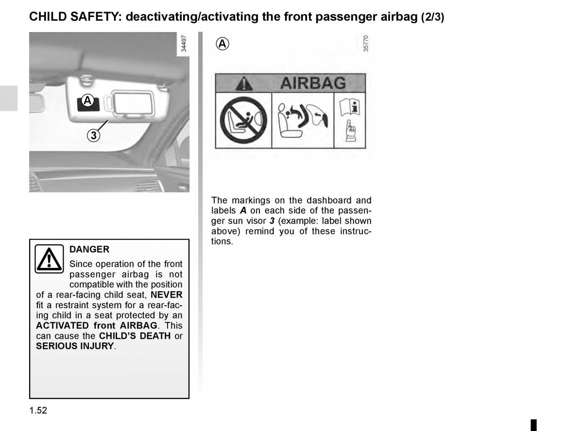 Renault Talisman owners manual / page 58