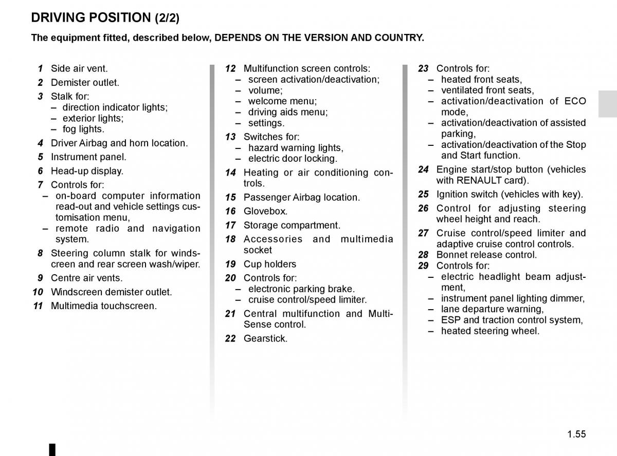 Renault Talisman owners manual / page 61