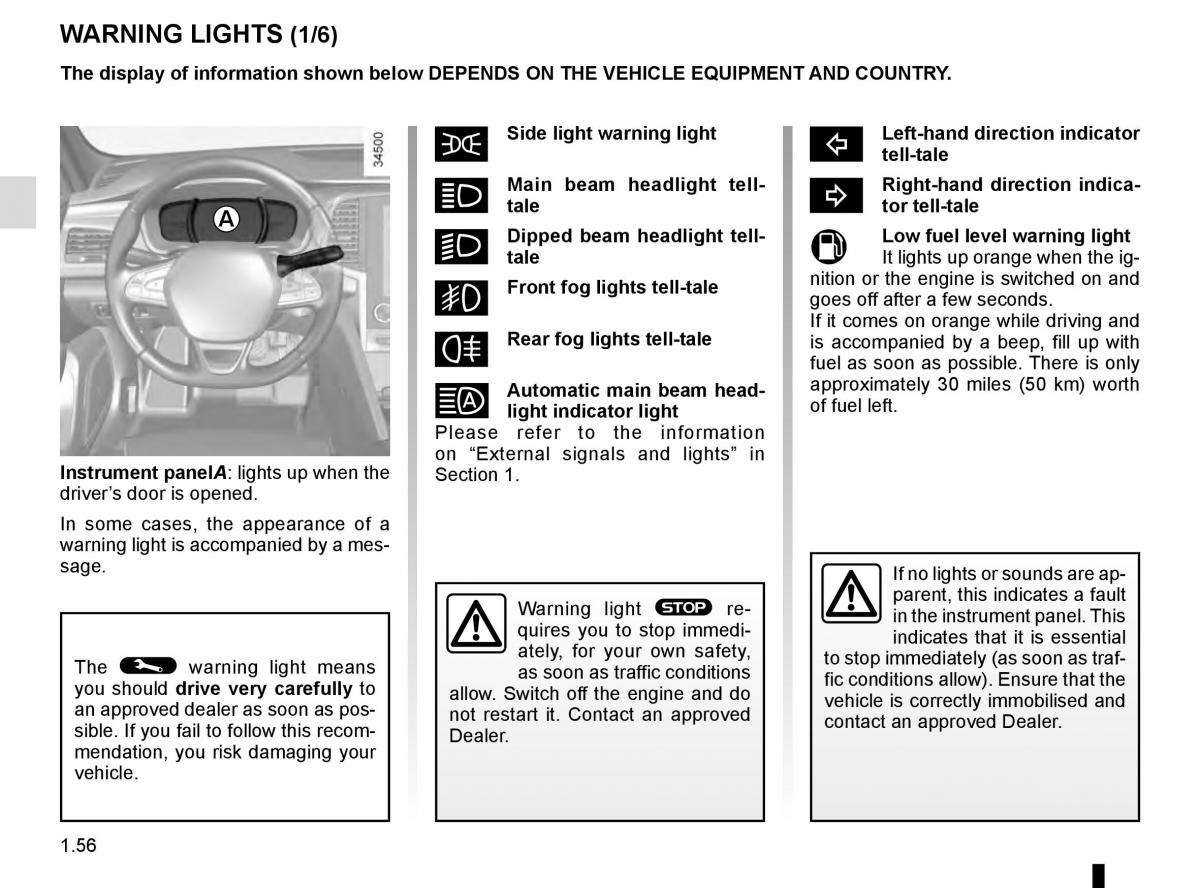 Renault Talisman owners manual / page 62