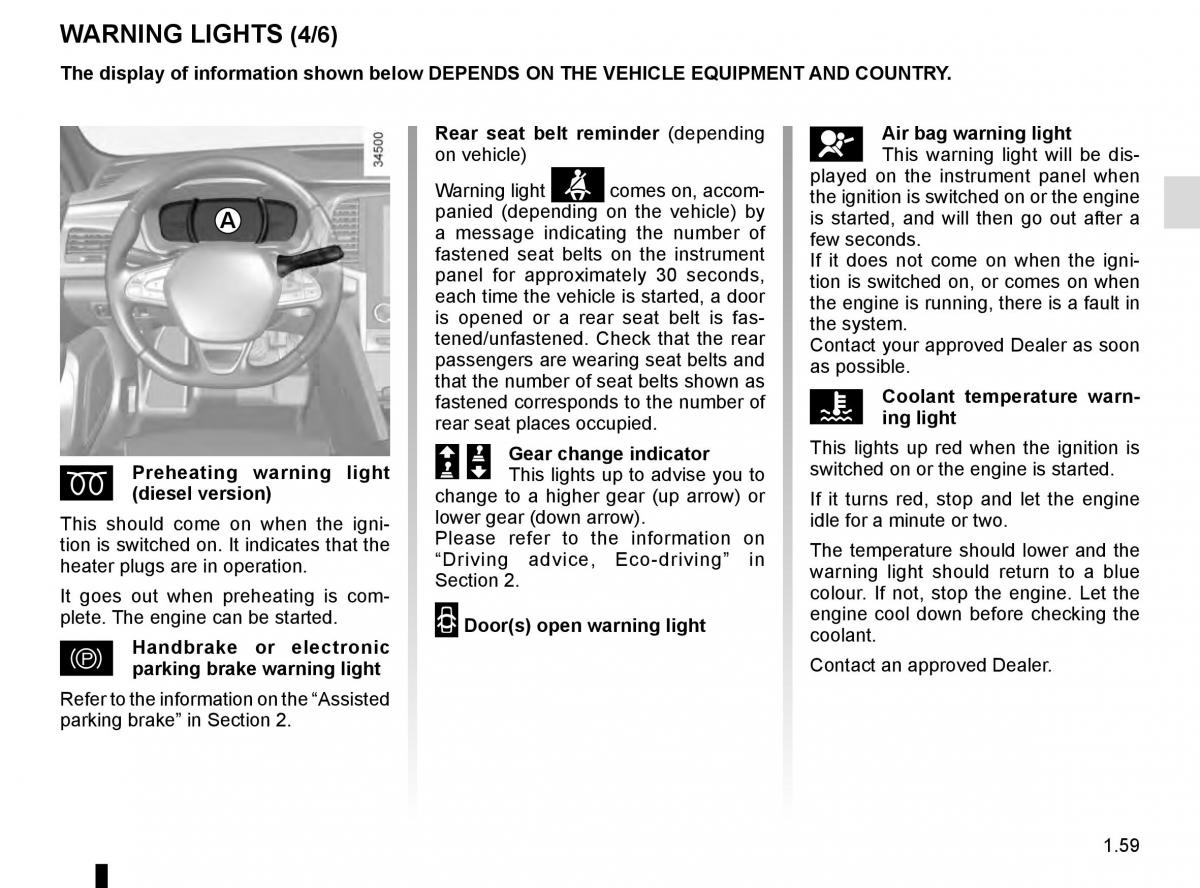 Renault Talisman owners manual / page 65