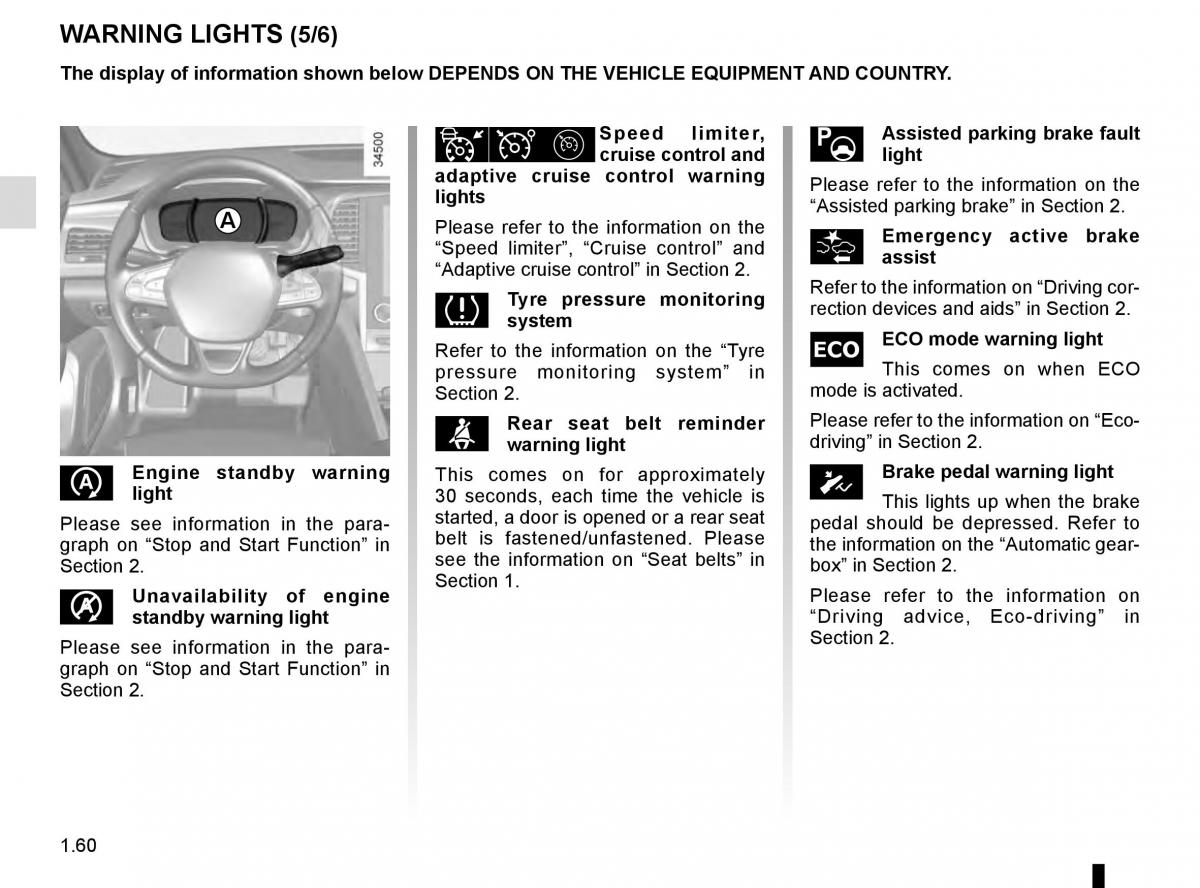 Renault Talisman owners manual / page 66