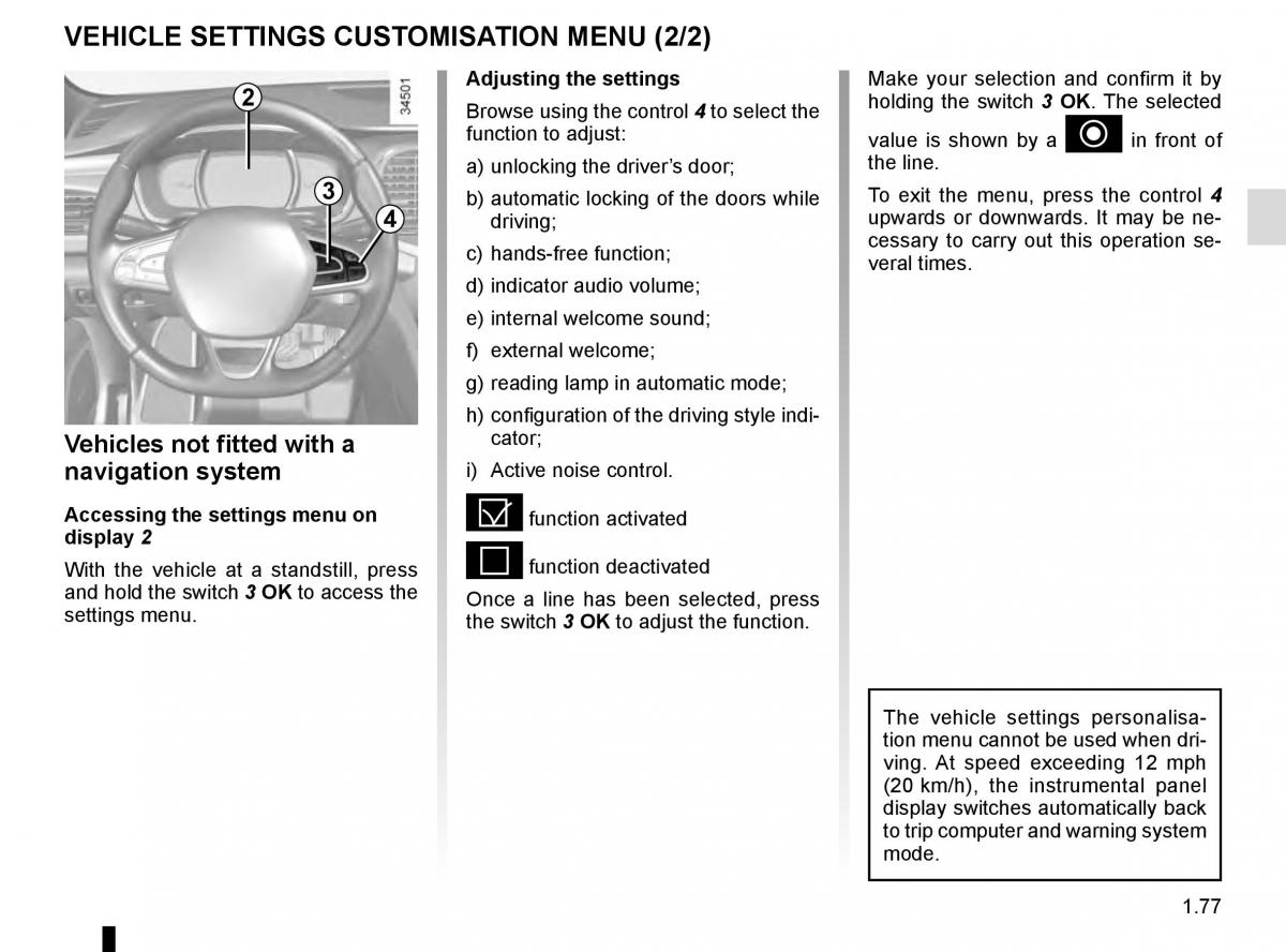 Renault Talisman owners manual / page 83