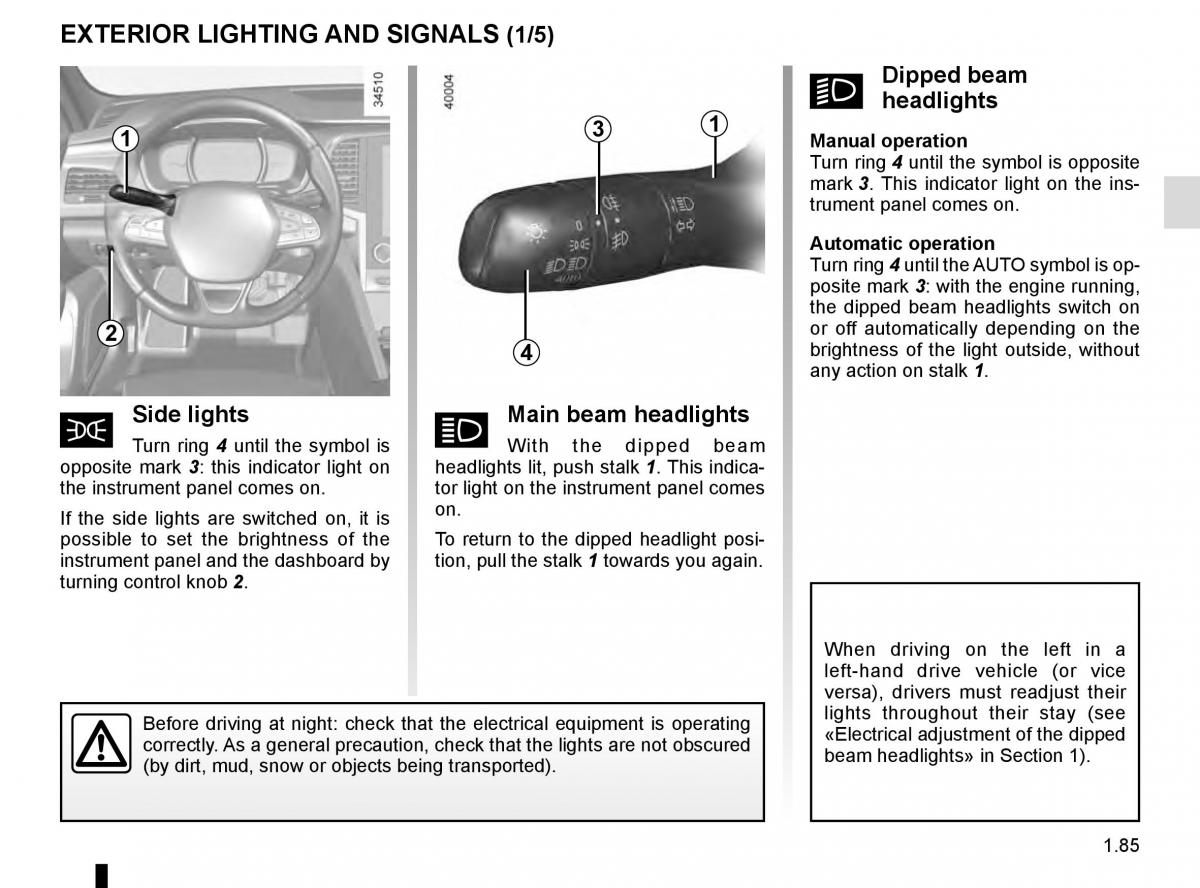 Renault Talisman owners manual / page 91