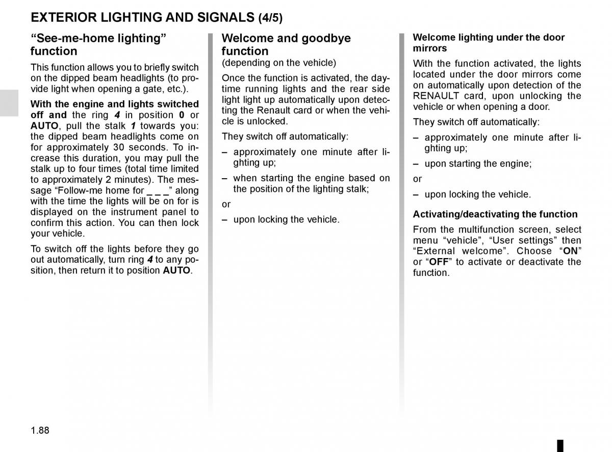 Renault Talisman owners manual / page 94