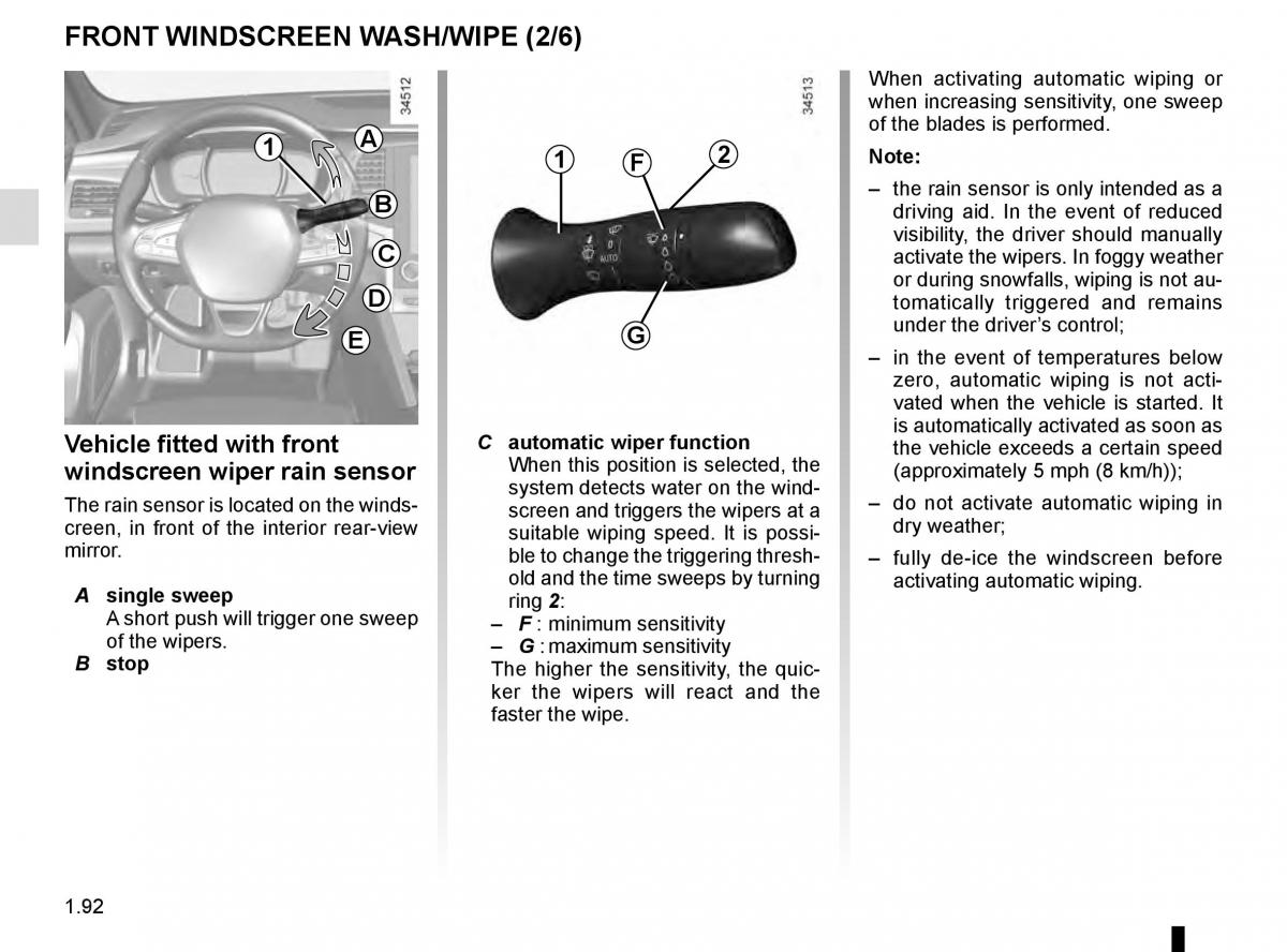 Renault Talisman owners manual / page 98