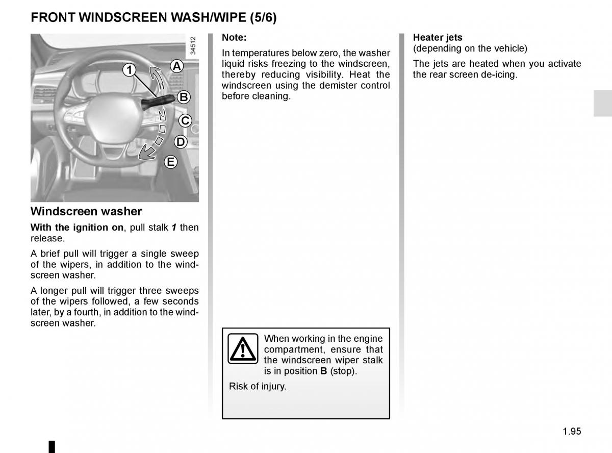 Renault Talisman owners manual / page 101