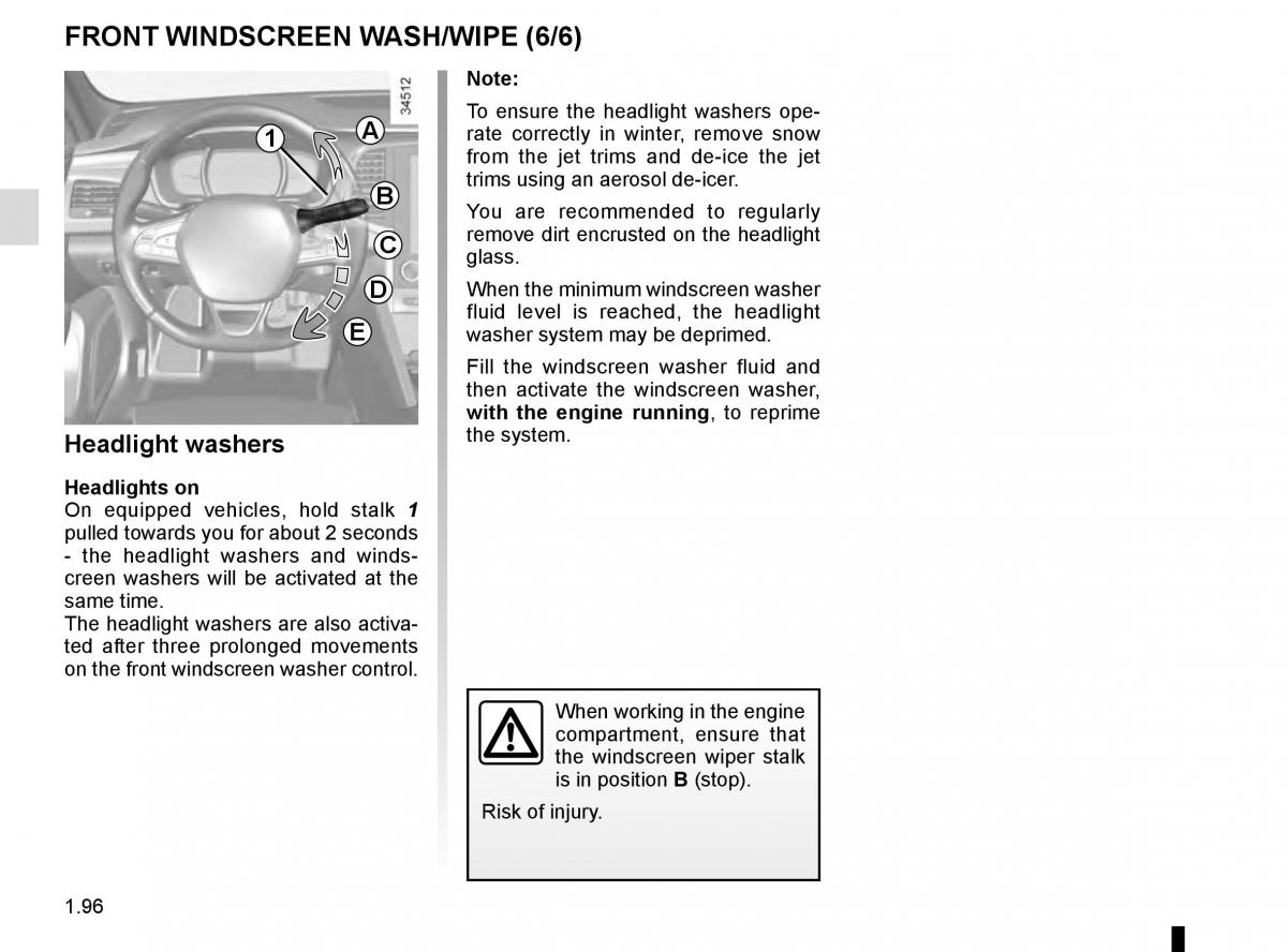 Renault Talisman owners manual / page 102