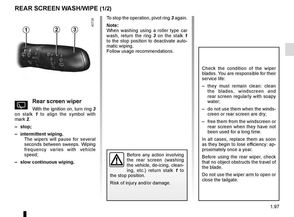 Renault Talisman owners manual / page 103