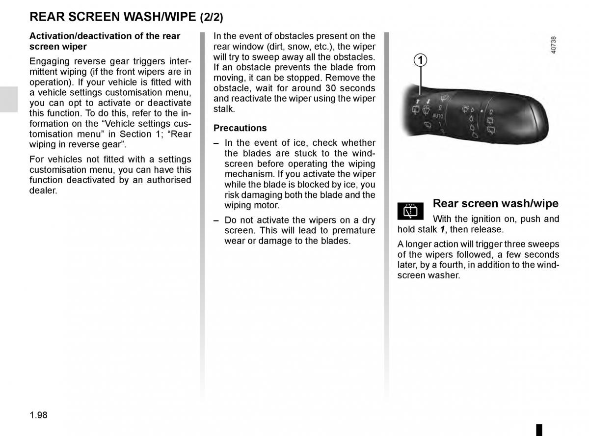 Renault Talisman owners manual / page 104