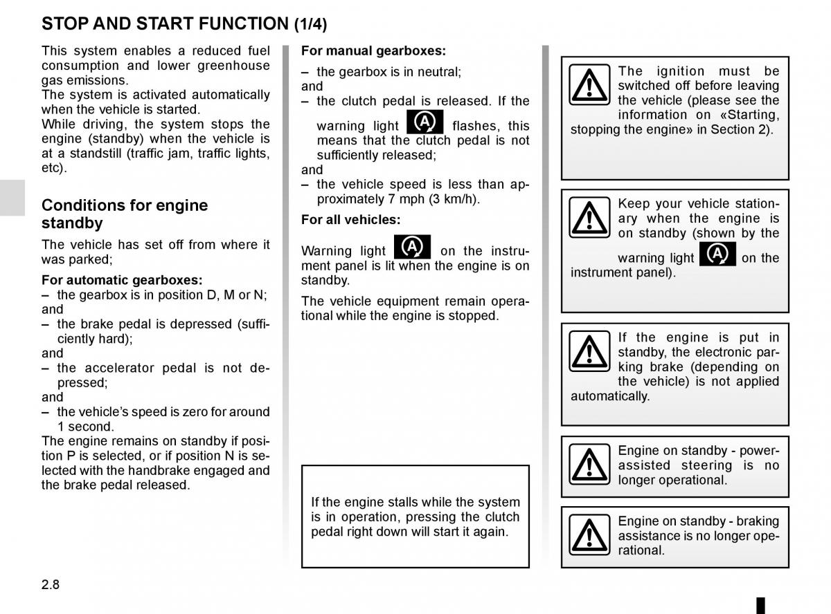 Renault Talisman owners manual / page 116