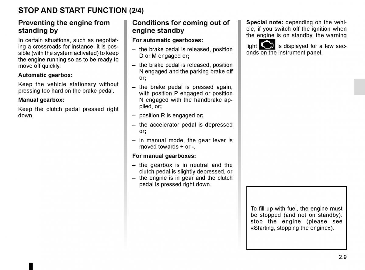 Renault Talisman owners manual / page 117