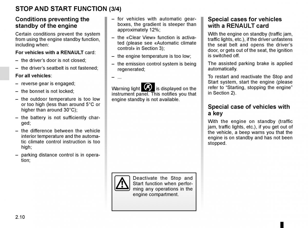 Renault Talisman owners manual / page 118