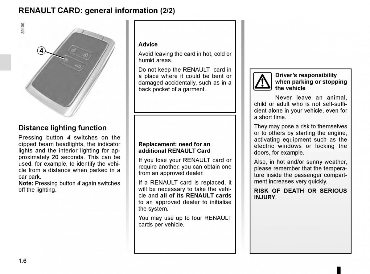 Renault Talisman owners manual / page 12