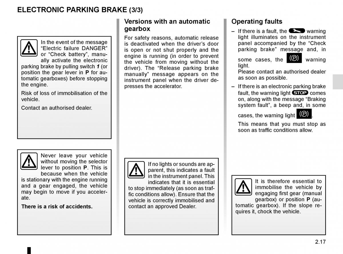 Renault Talisman owners manual / page 125