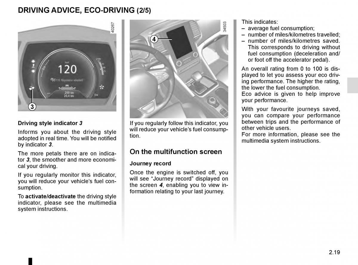 Renault Talisman owners manual / page 127