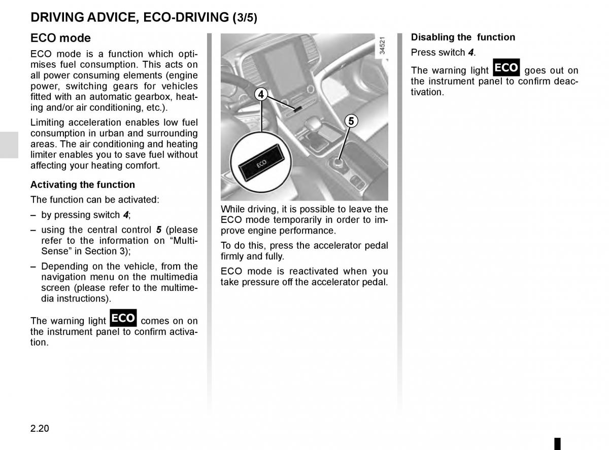 Renault Talisman owners manual / page 128