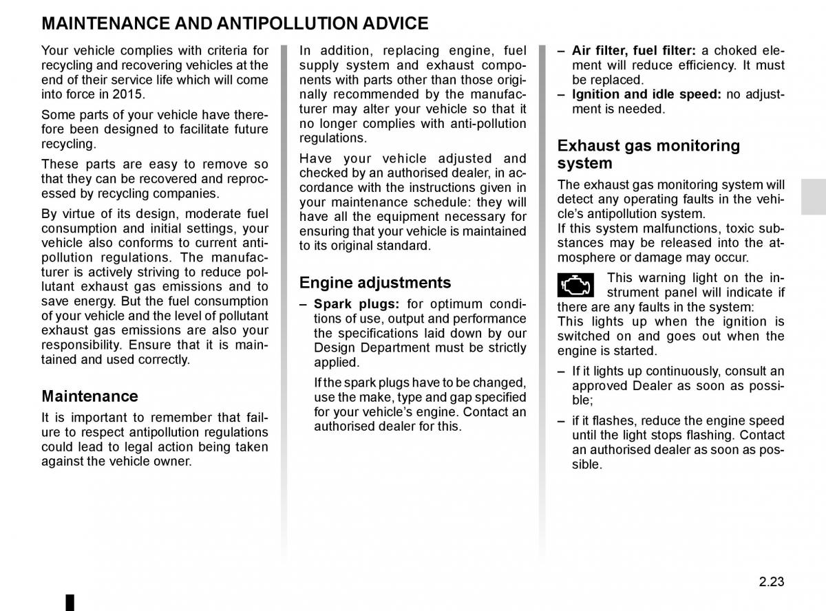 Renault Talisman owners manual / page 131