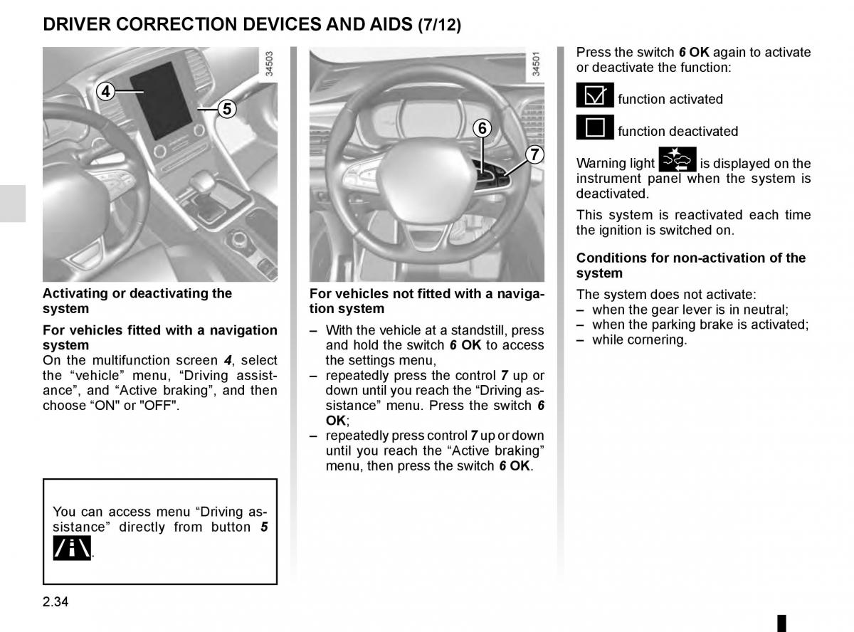 Renault Talisman owners manual / page 142