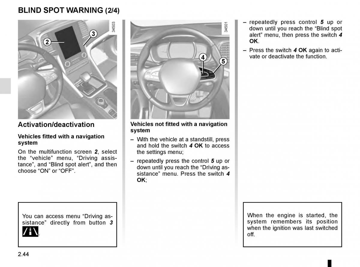 Renault Talisman owners manual / page 152