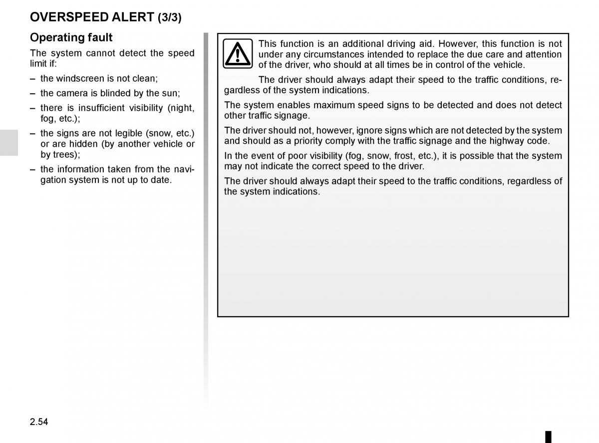 Renault Talisman owners manual / page 162