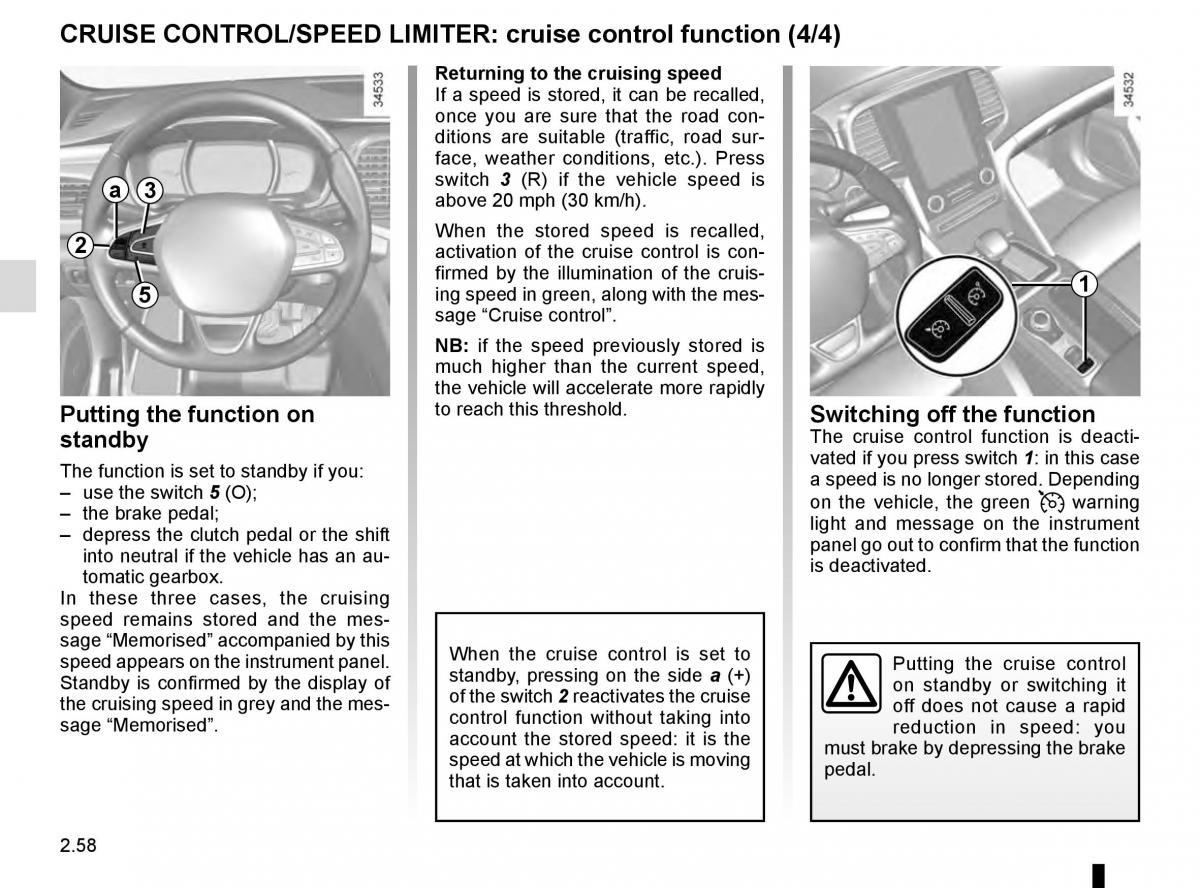 Renault Talisman owners manual / page 166